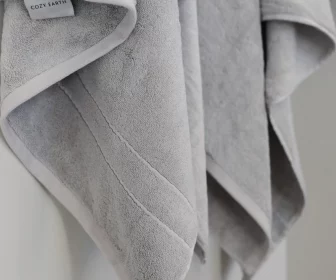 grey towel